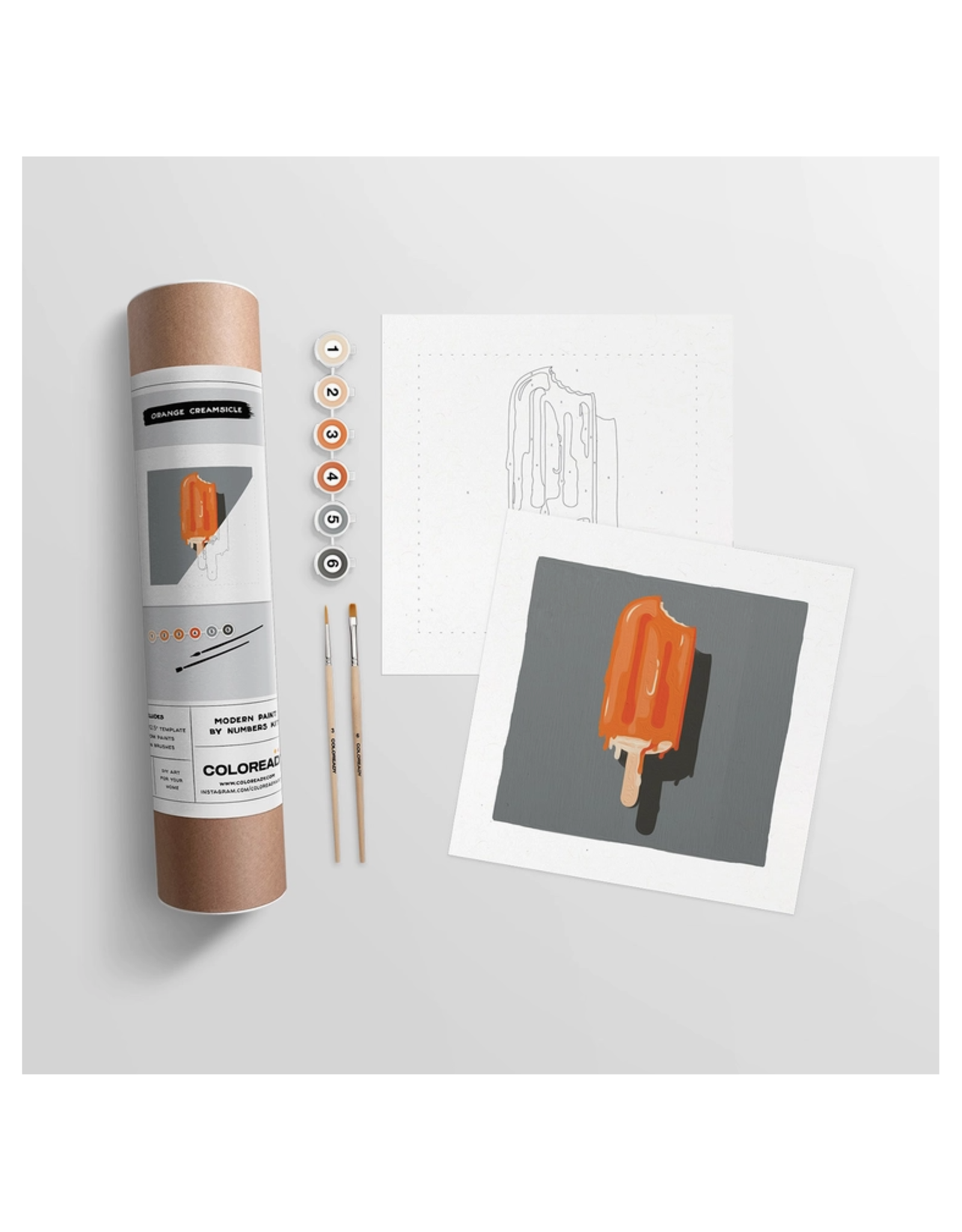 Orange Creamsicle - Paint By Numbers  Kit