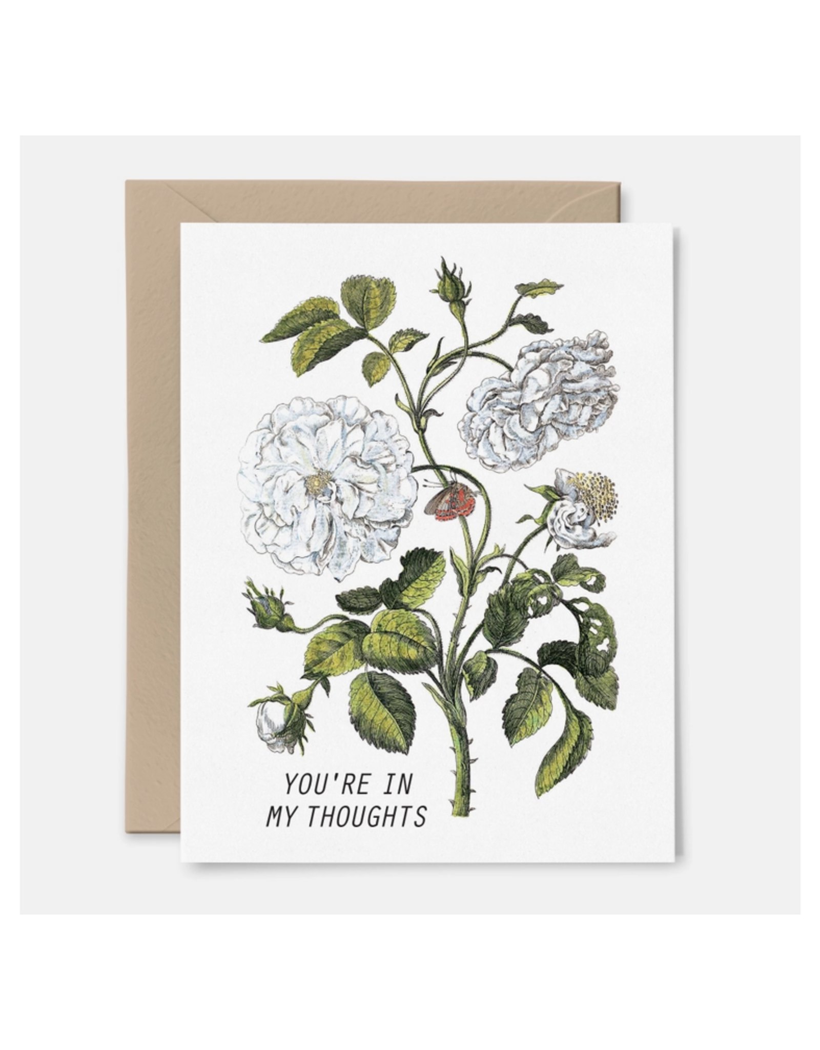 You're In My Thoughts Botanicals Greeting Card