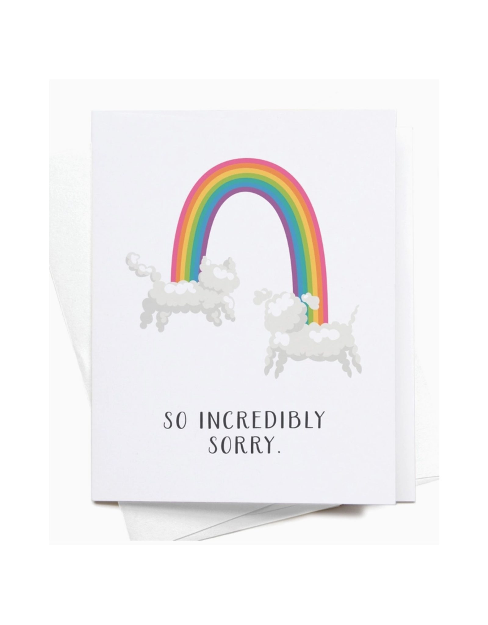 So Incredibly Sorry Pet Loss Rainbow Greeting Card