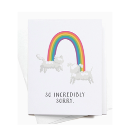 So Incredibly Sorry Pet Loss Rainbow Greeting Card