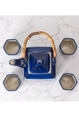 Great Wave Tea Set for 4
