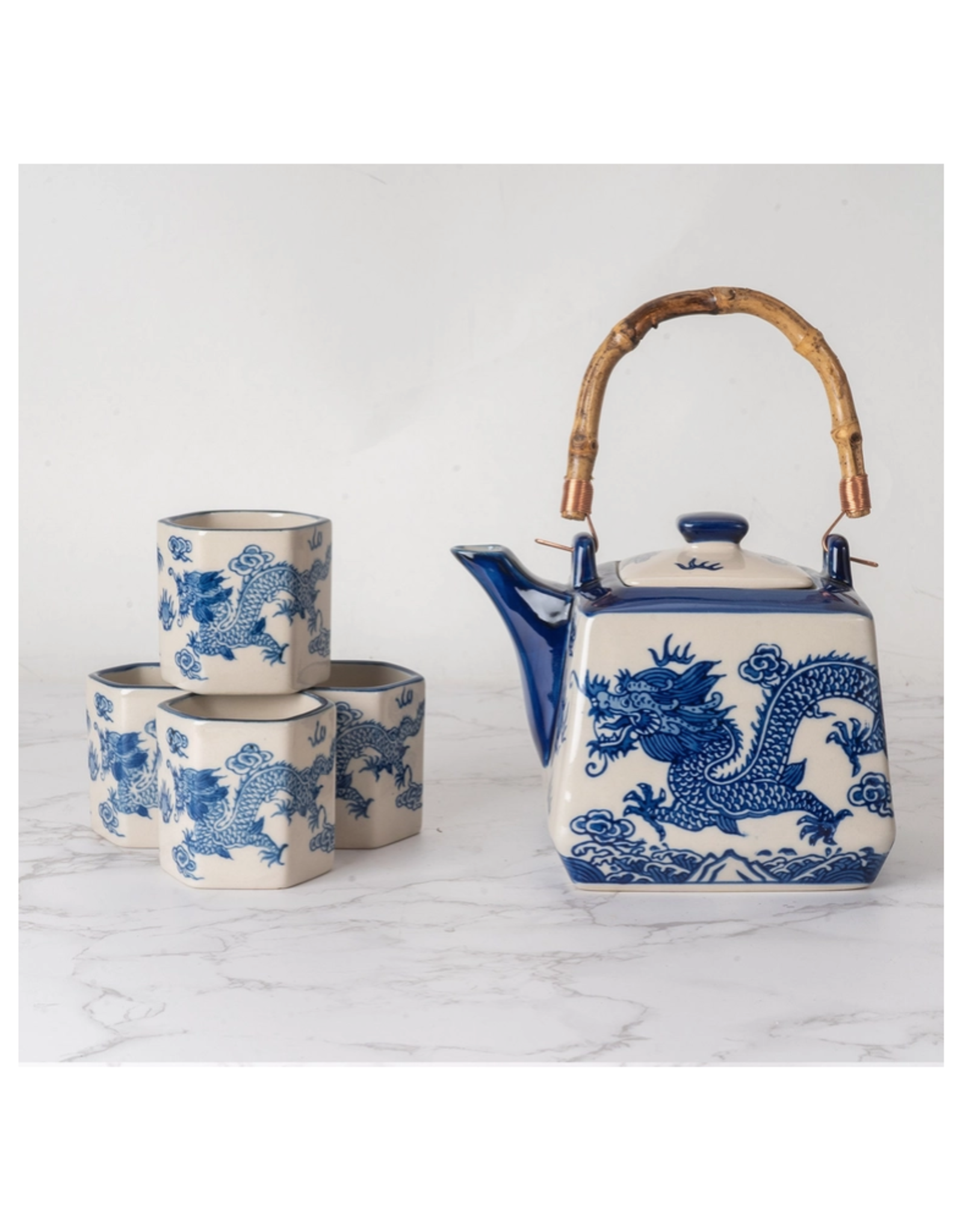 Ryu Dragon Tea Set for 4