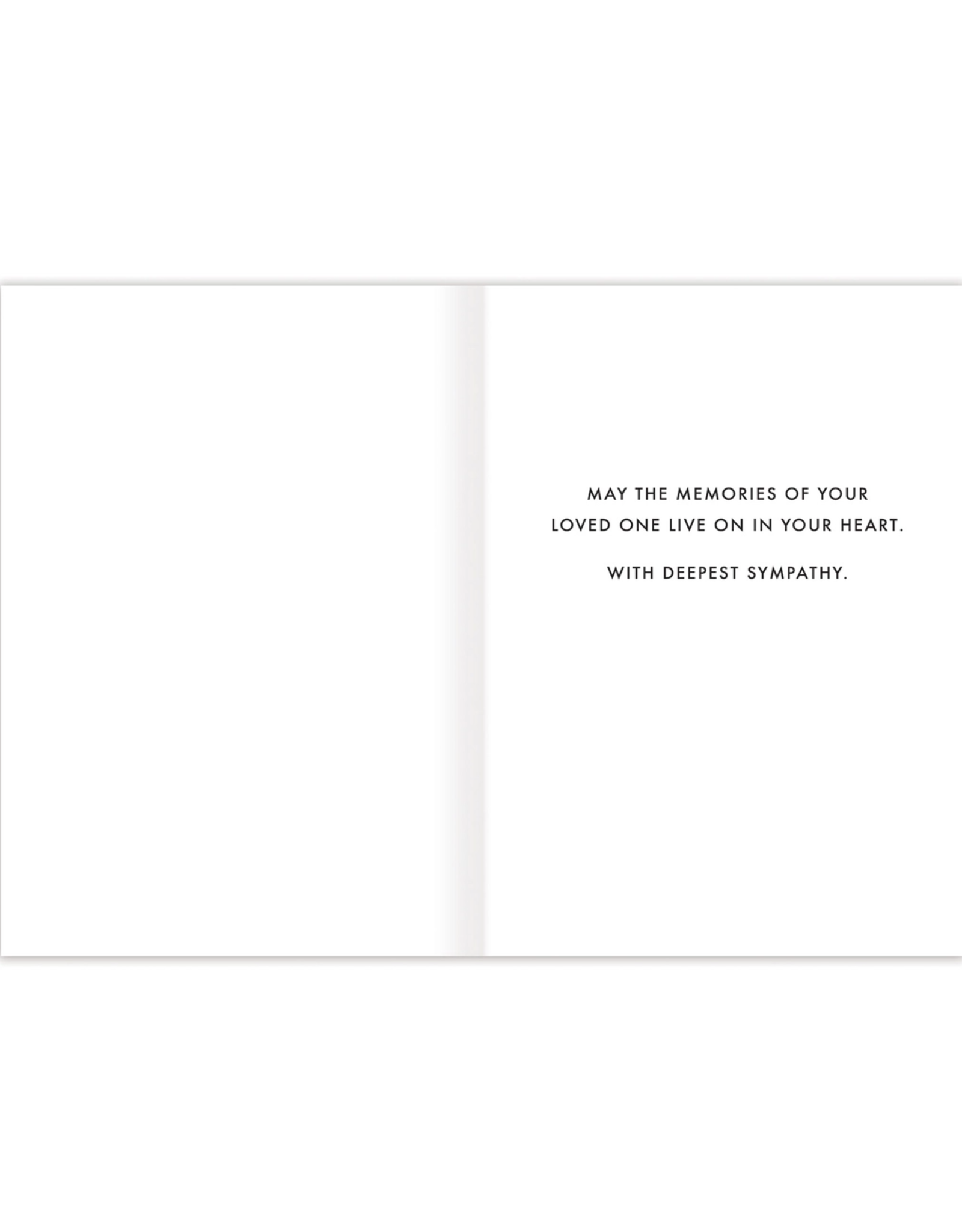 Part of Us Sympathy Helen Keller Greeting Card
