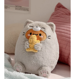 Grey Cat with Taiyaki Tayto Plush