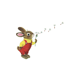 Dandelion Bunny Richard Scarry Tattoo Pair
