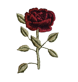 Stitched Rose Tattoo Pair