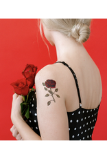 Stitched Rose Tattoo Pair
