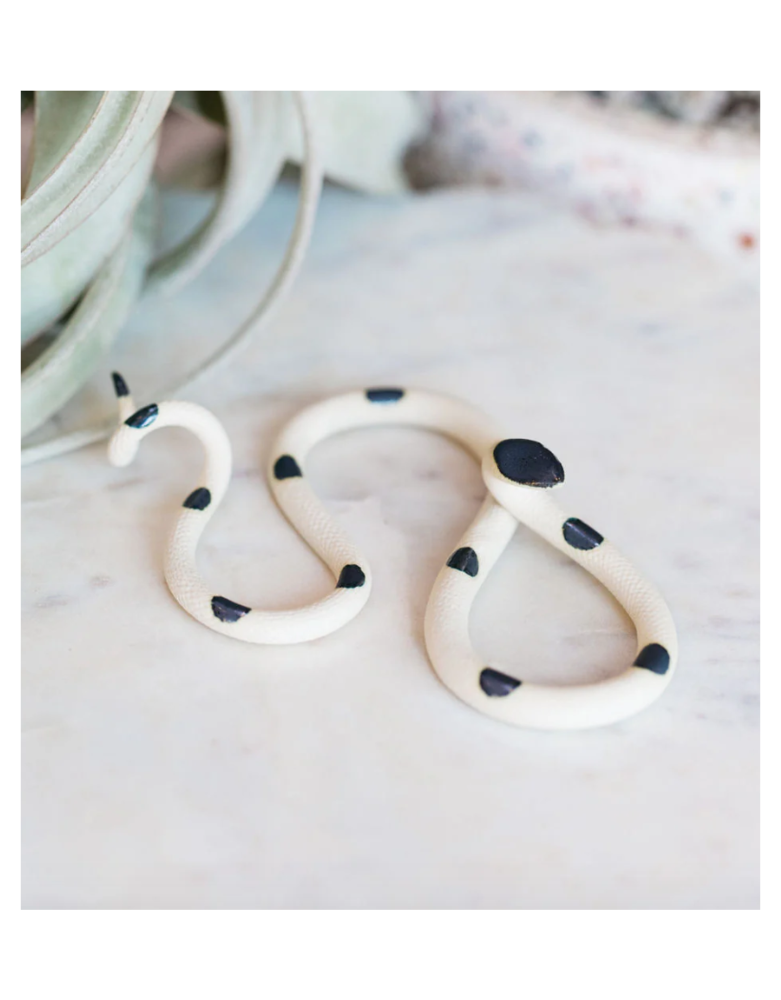 Small Tabletop Ceramic Snake - Simon