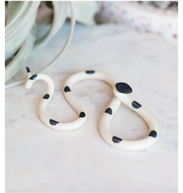Small Tabletop Ceramic Snake - Simon