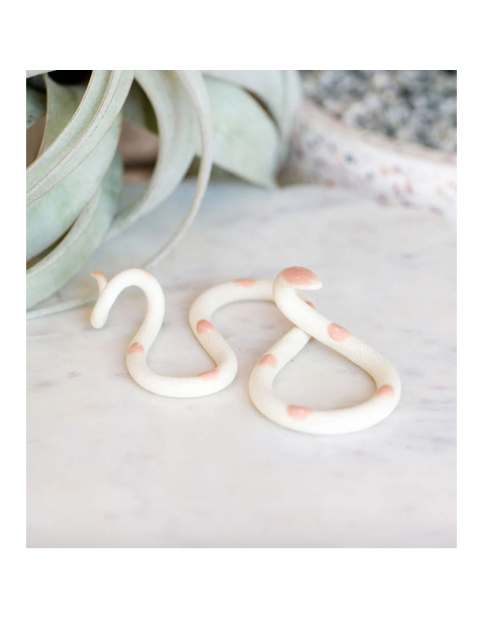 Small Tabletop Ceramic Snake - Sofie