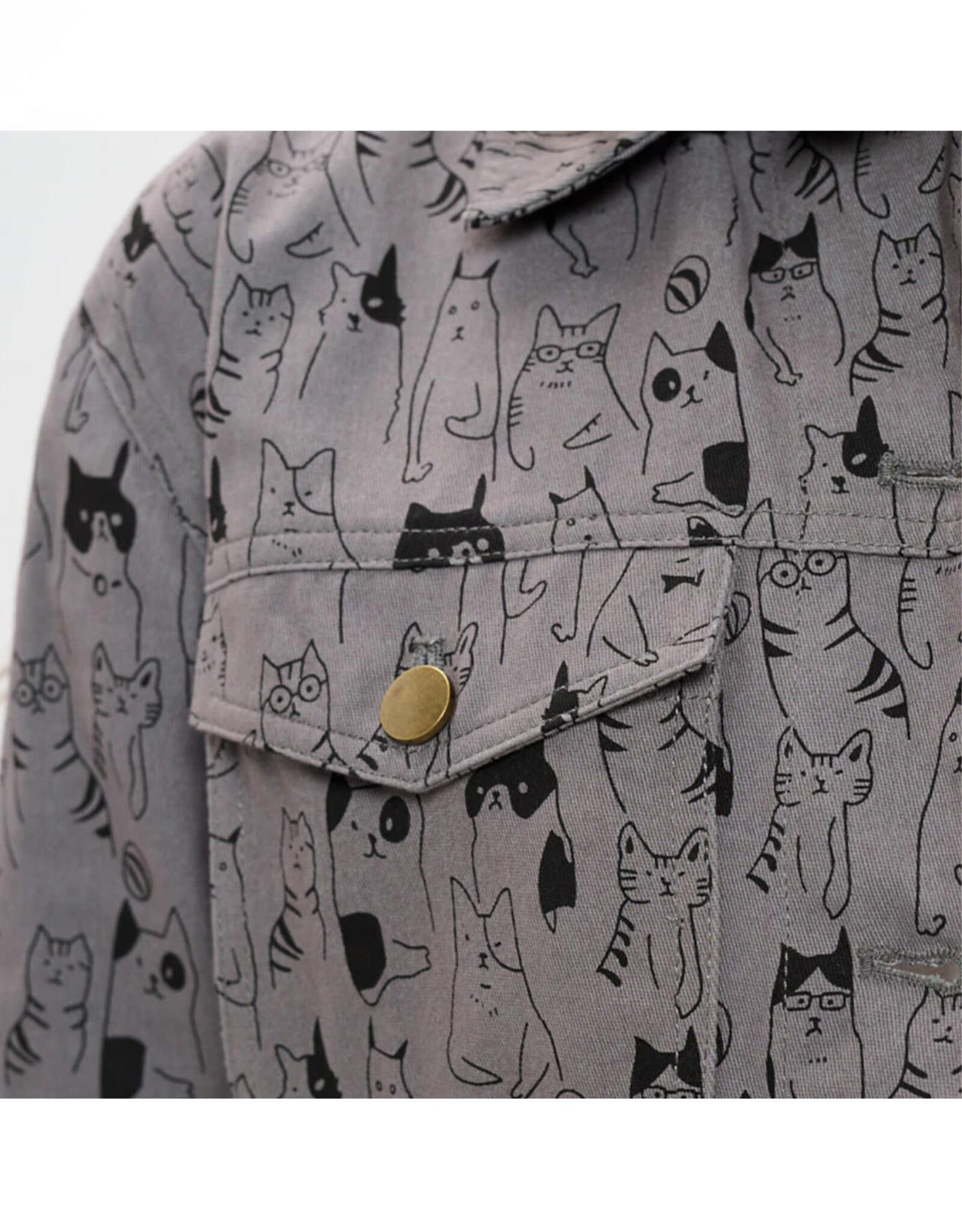 Cat print jacket hotsell