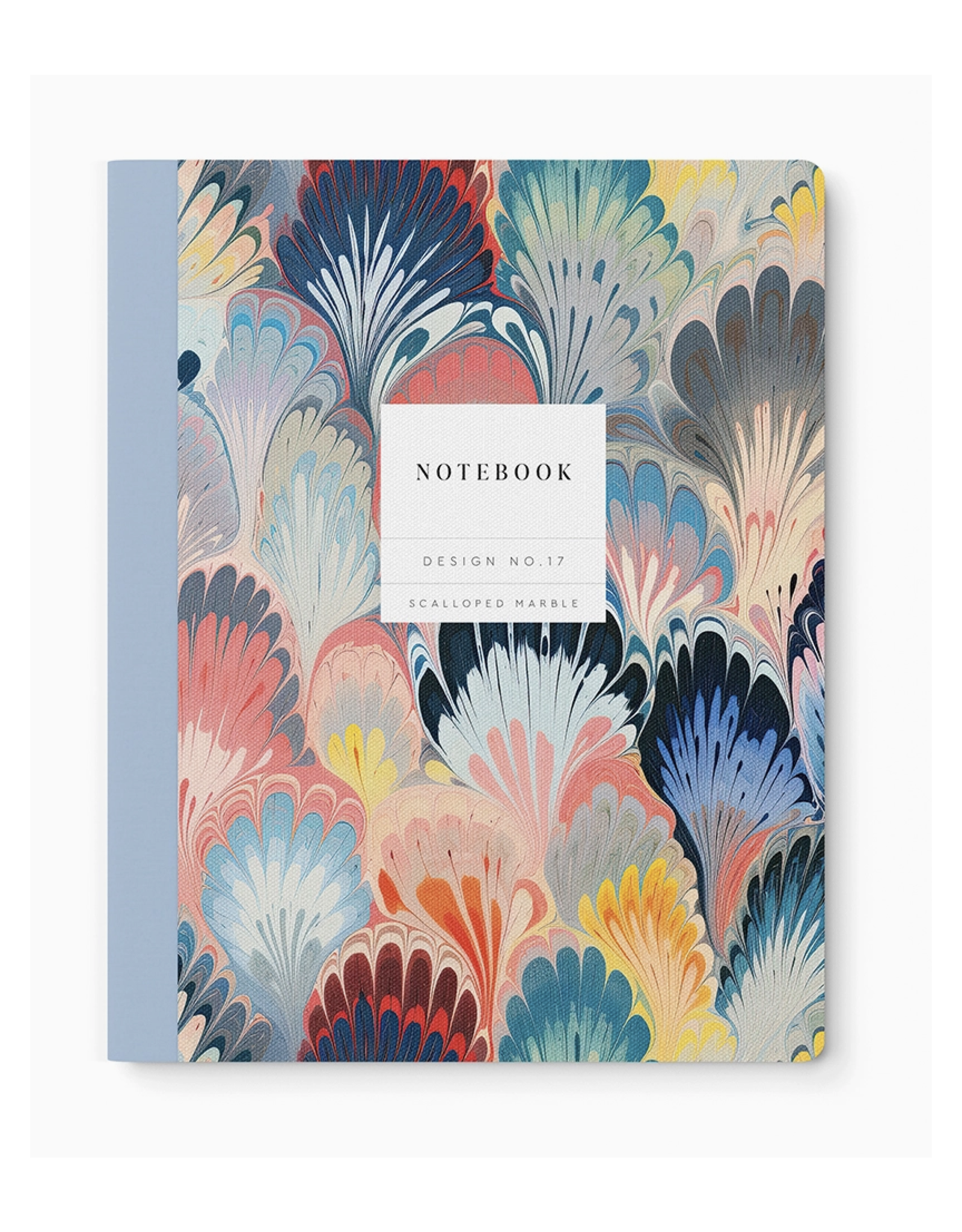 Scalloped Marble Kaleido Notebook