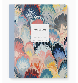 Scalloped Marble Kaleido Notebook