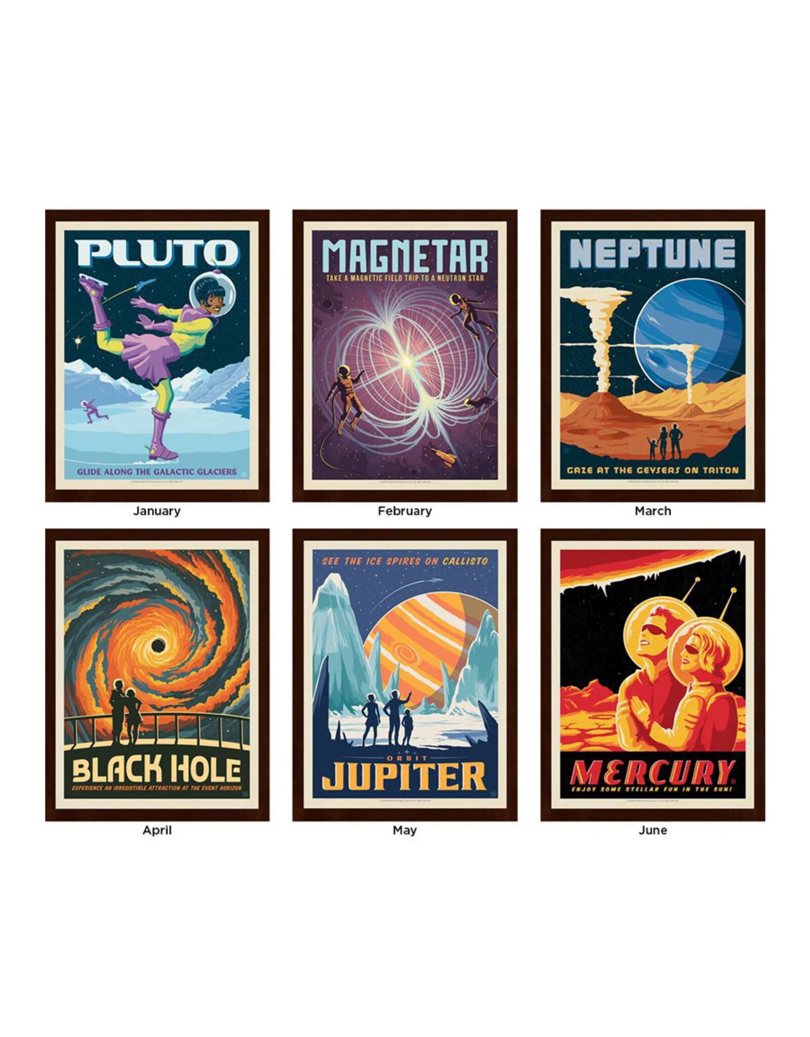 Space Travel Calendar 2025 Home