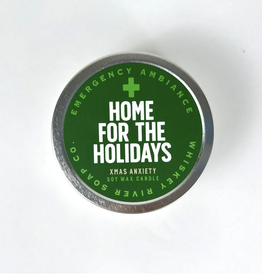 Home For The Holidays Tin Candle