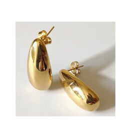 Golden Teardrop Earrings