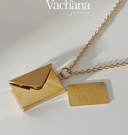 Love You Letter Envelope Necklace