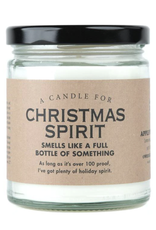 Candle For Christmas Spirit