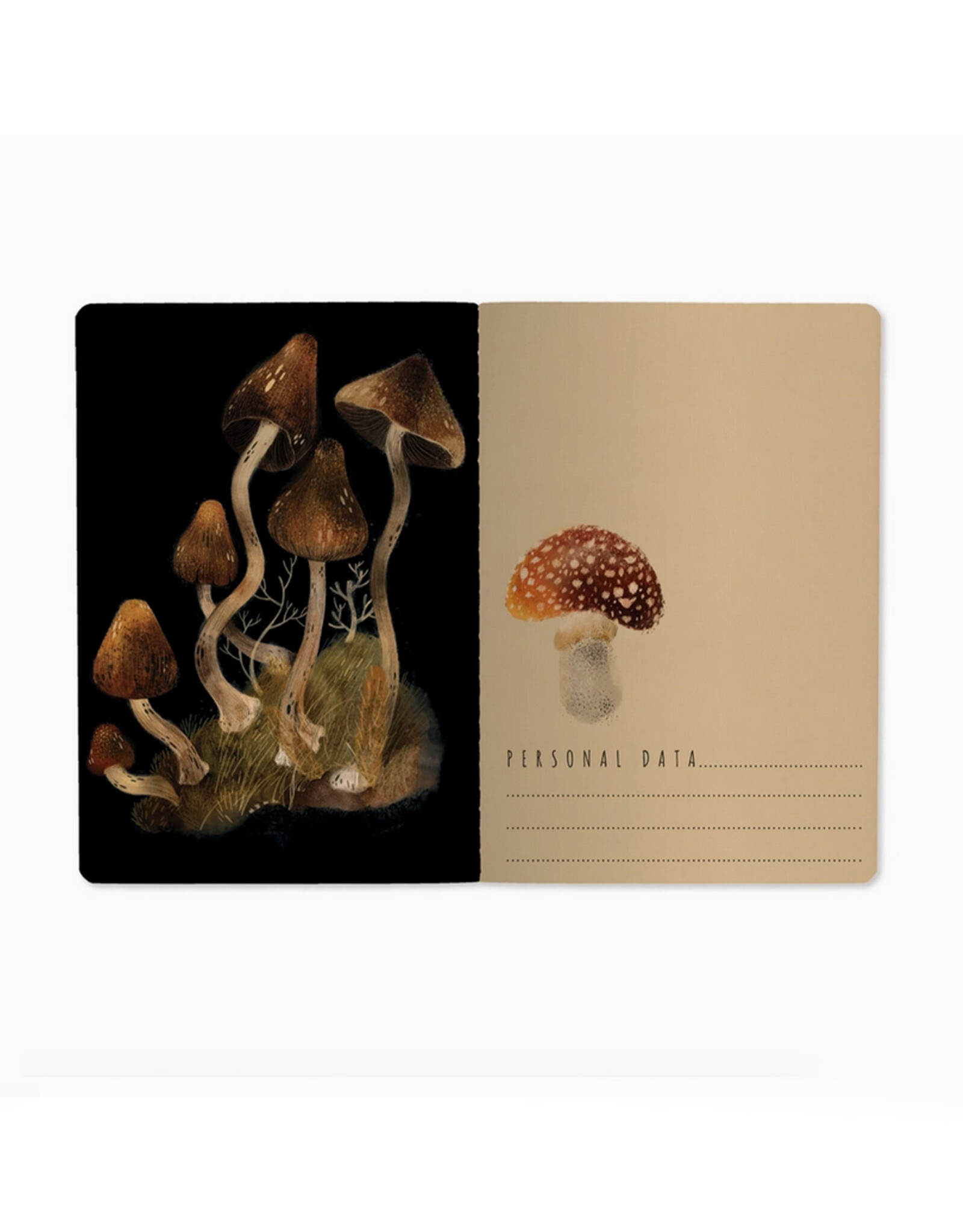 Forest Mushrooms Notebook