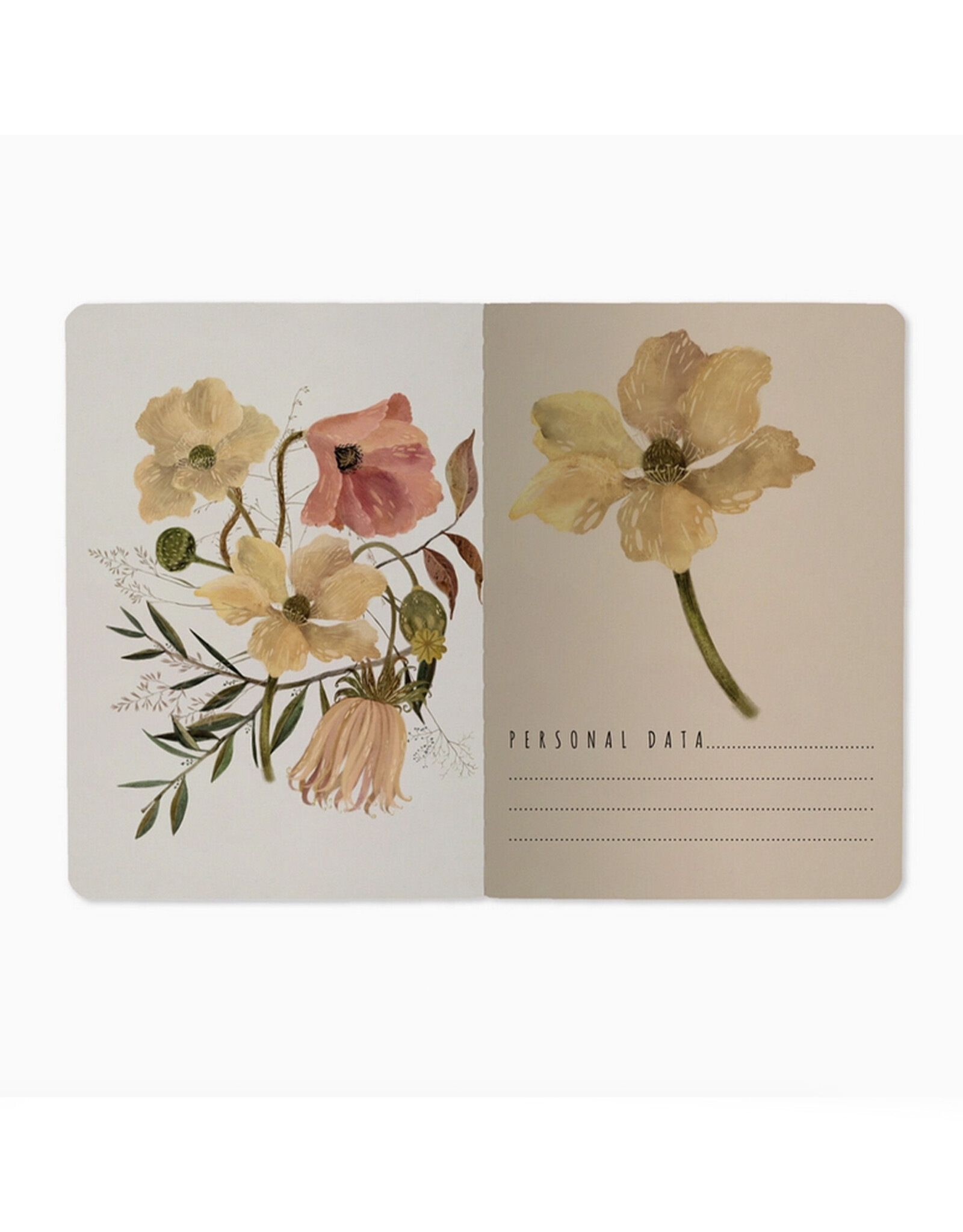 Small Soft Petals Notebook