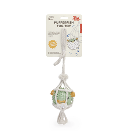 Pufferfish Tug Dog Toy