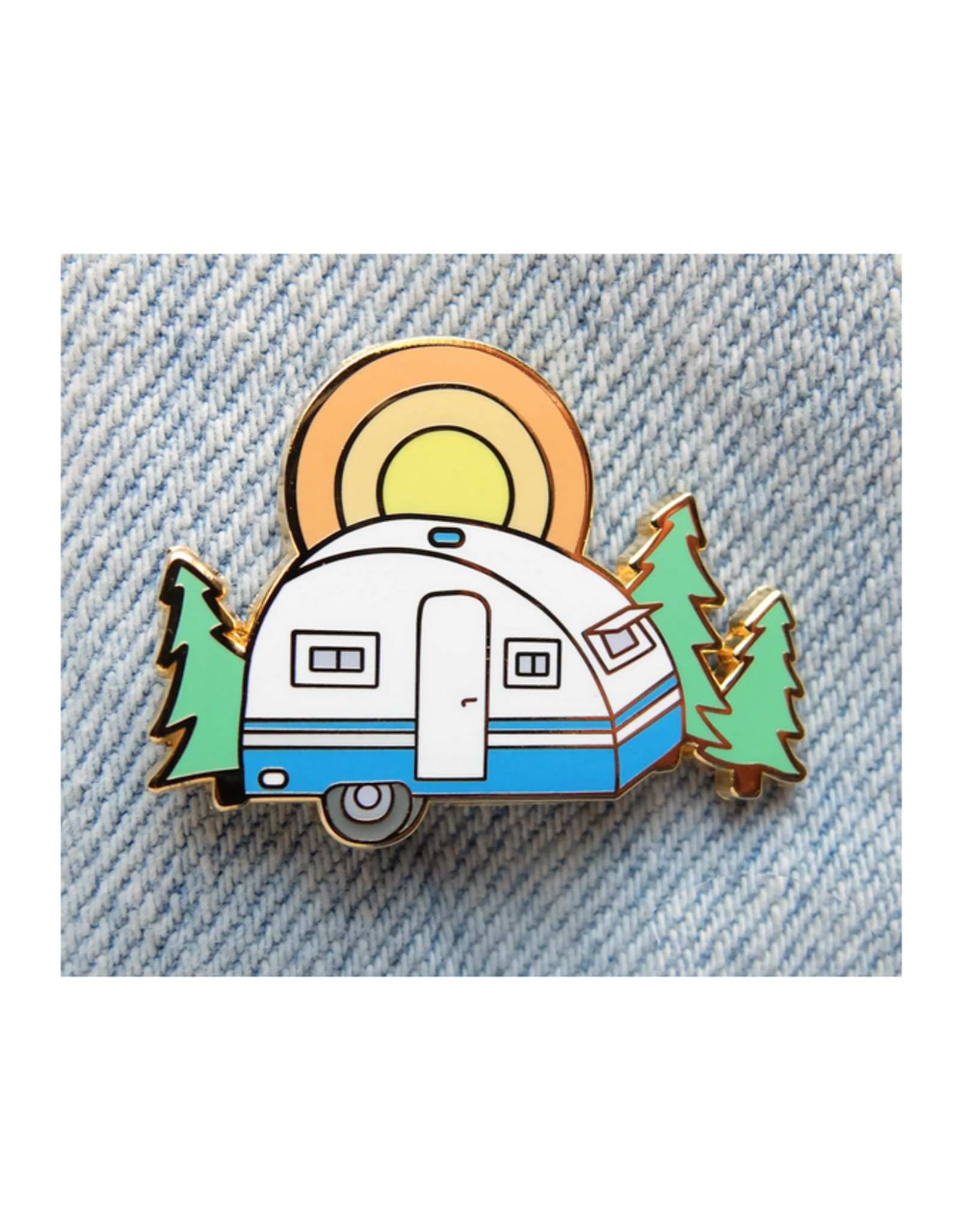 Happy Camper Enamel Pin