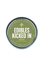 Edibles Kicked In Tin Candle Edibles Kicked In Tin Candle