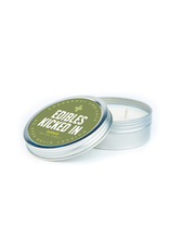 Edibles Kicked In Tin Candle Edibles Kicked In Tin Candle