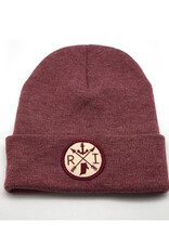 Burgundy RI Arrows Beanie