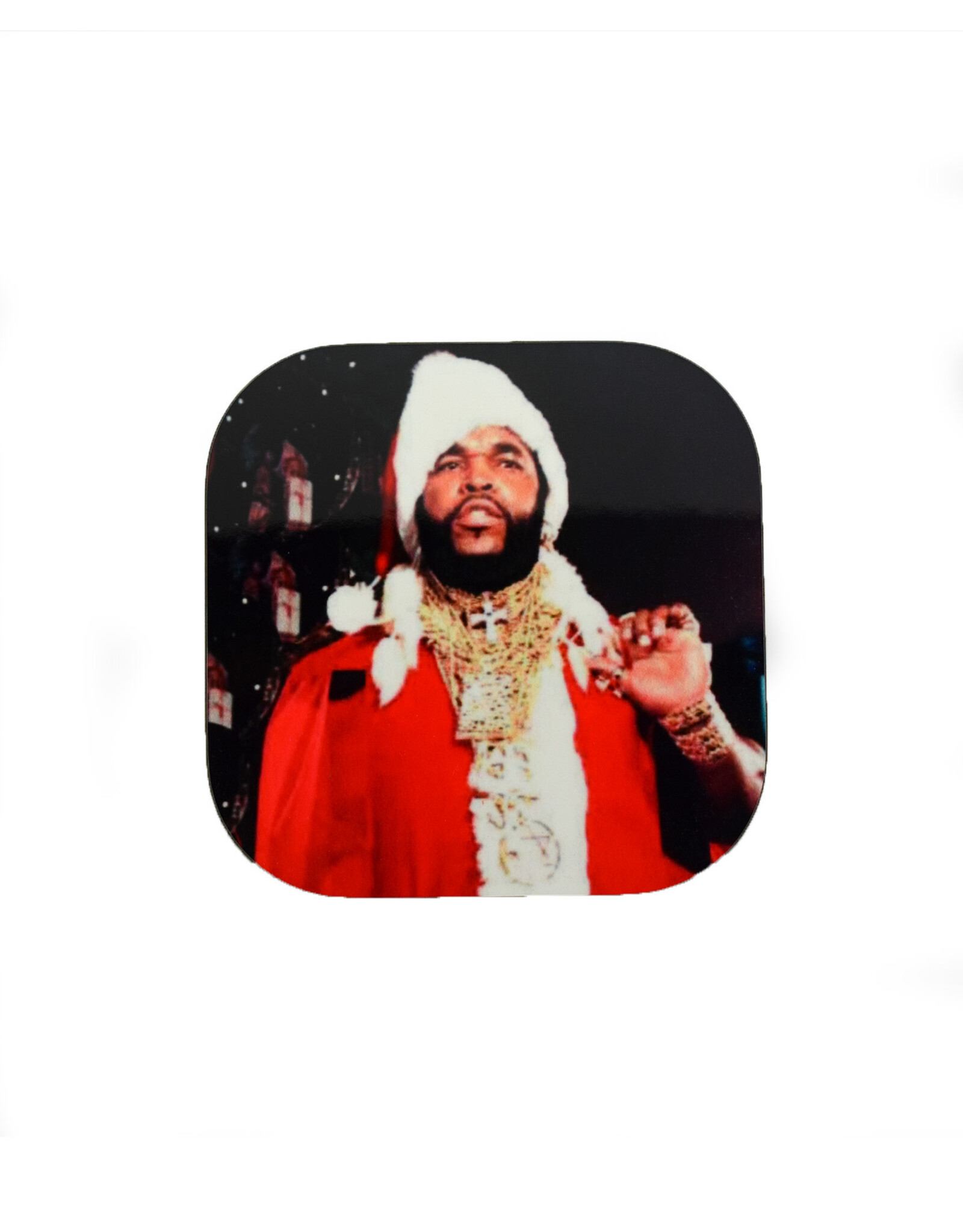 Mr. T Christmas Coaster