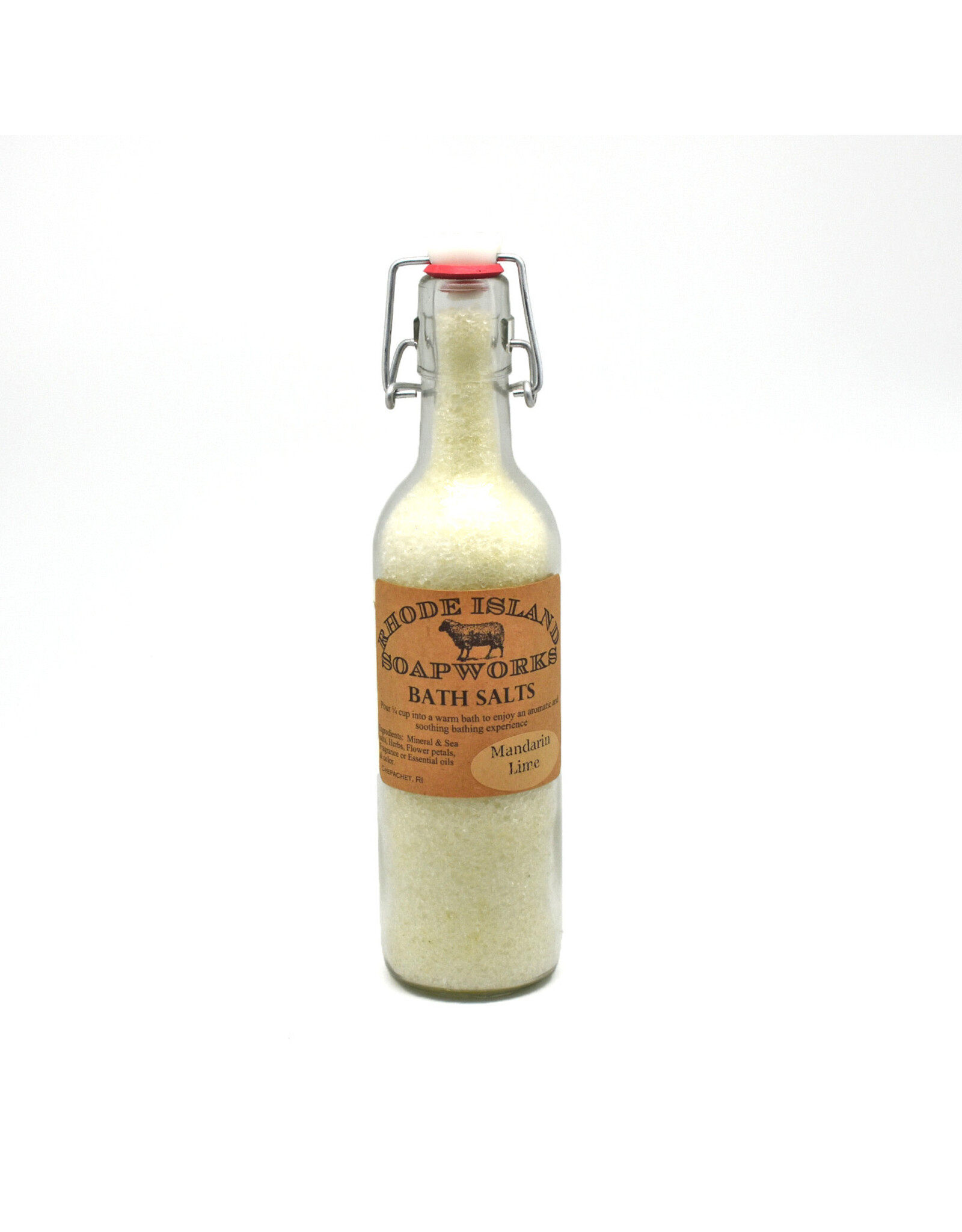 Mandarin Lime Bottled Bath Salts