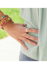 Knotted Circle Ring - Gold