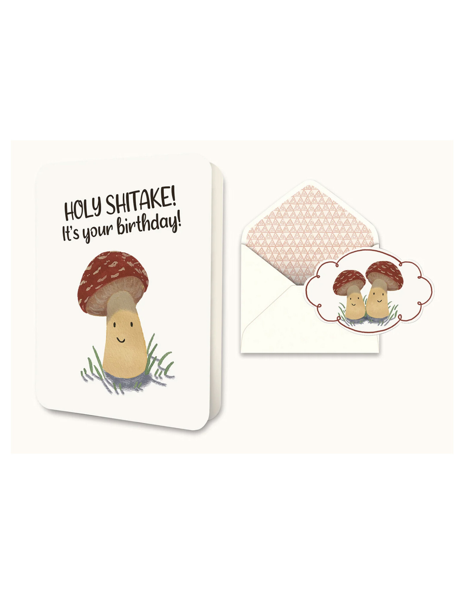 Holy Shitake Birthday Greeting Card