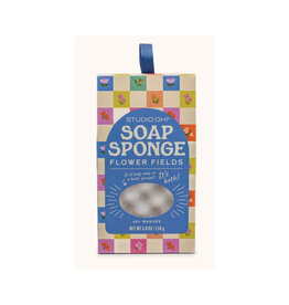 Checkerboard Blooms Soap Sponge