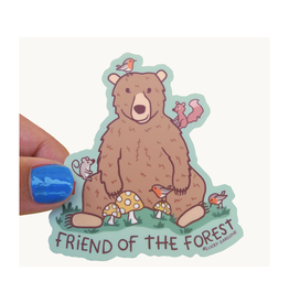 Bear Friend of The Forest Sticker