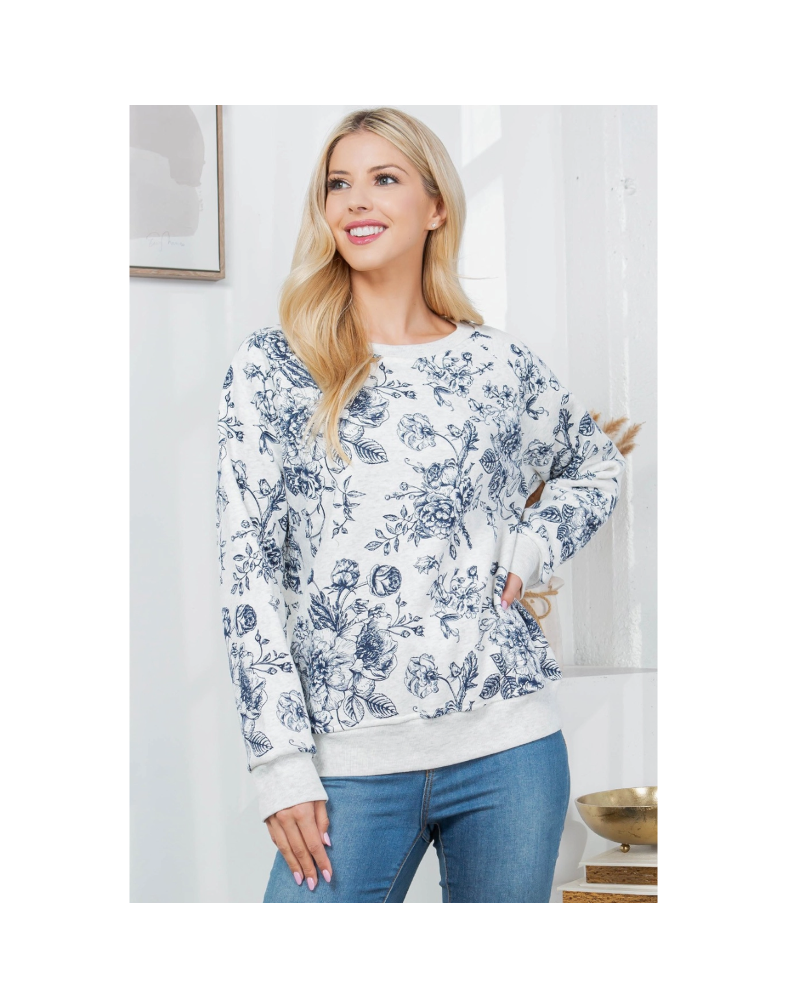 Peony Toille Sweatshirt