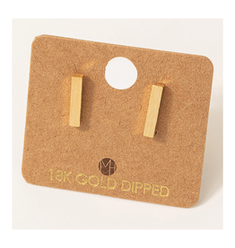 Dainty Mini Bar Earrings
