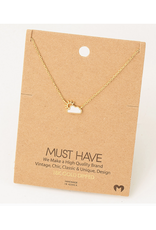 Mini Cloud & Sun Necklace