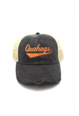 Quahogs Distressed Trucker Hat Quahogs Distressed Trucker Hat