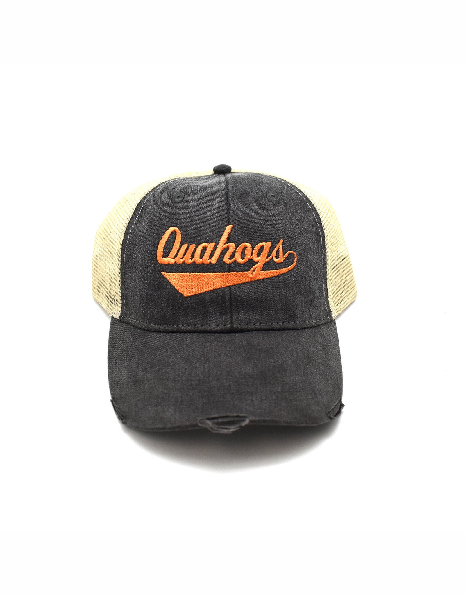Quahogs Distressed Trucker Hat