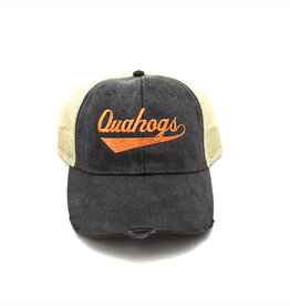 Quahogs Distressed Trucker Hat