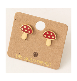 Mini Mushroom Stud Earrings Mini Mushroom Stud Earrings