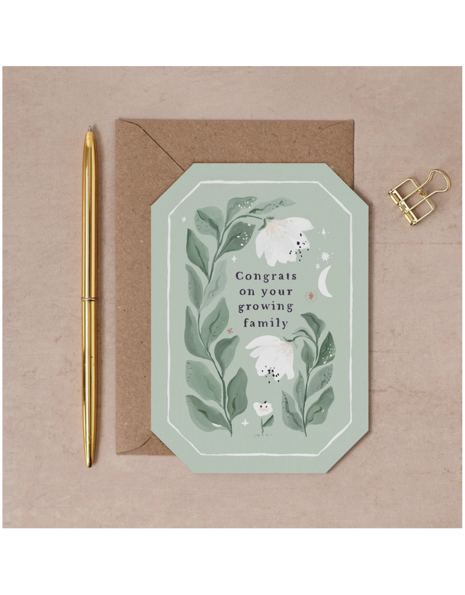 Congrats On Your Growing Family Greeting Card