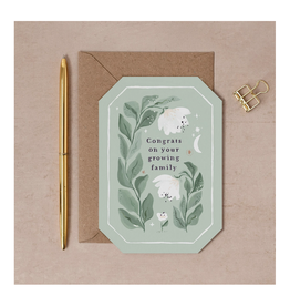 Congrats On Your Growing Family Greeting Card
