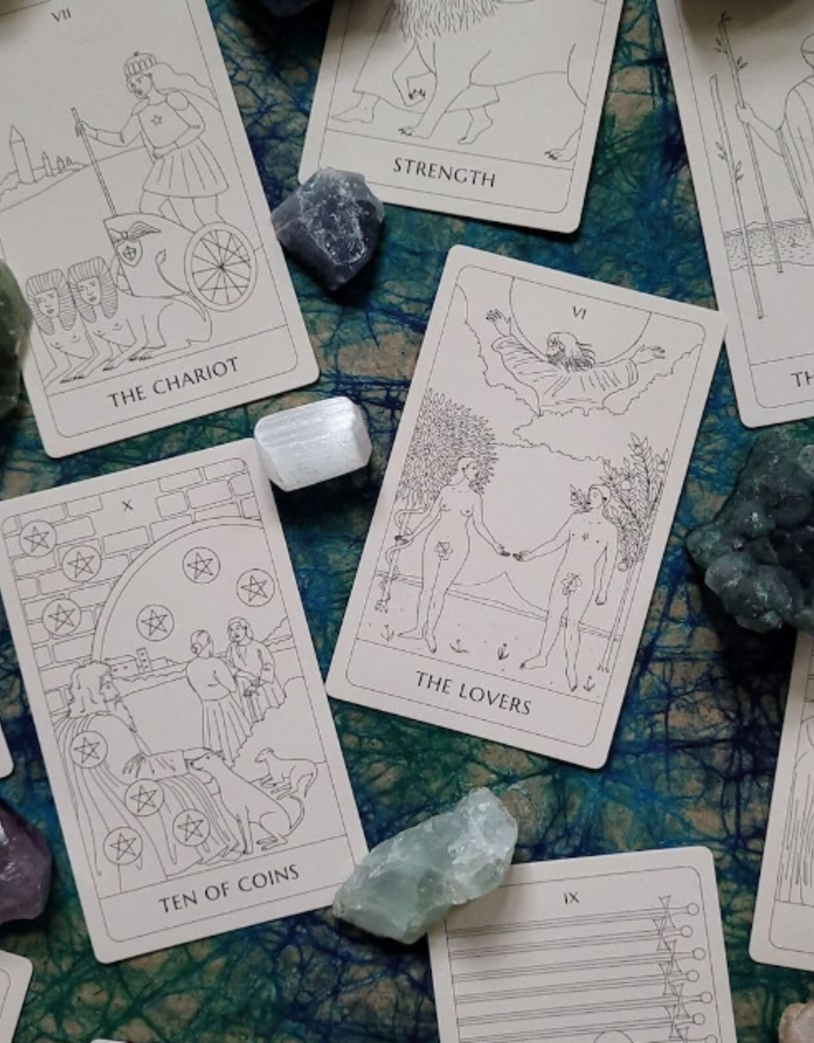 Coloring Tarot Deck & Guidebook