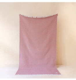Cotton Throw - Pink Argyle