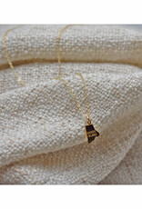 Tiny Gold Rhode Island Necklace