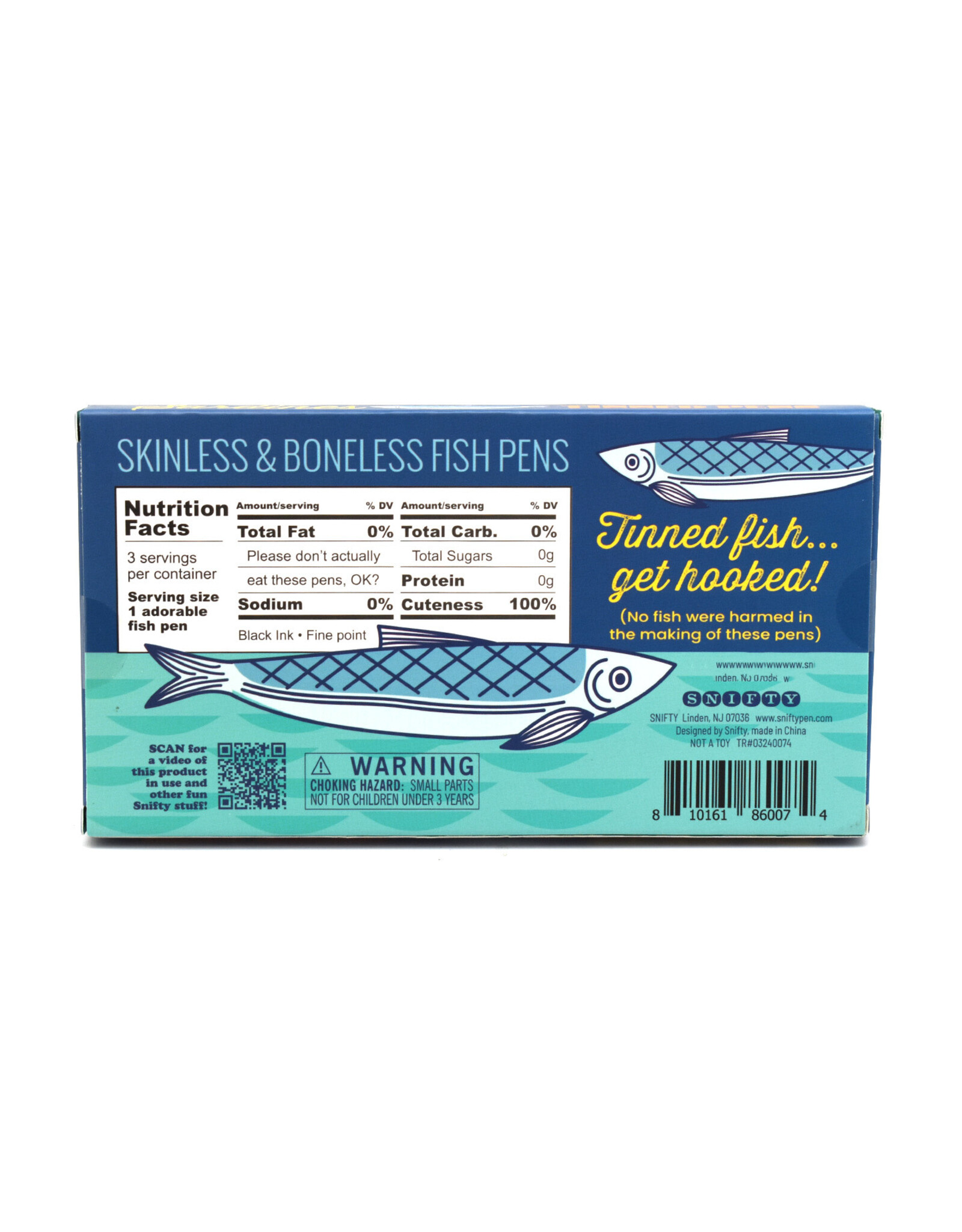 Tinned Fish Pens Set of 3