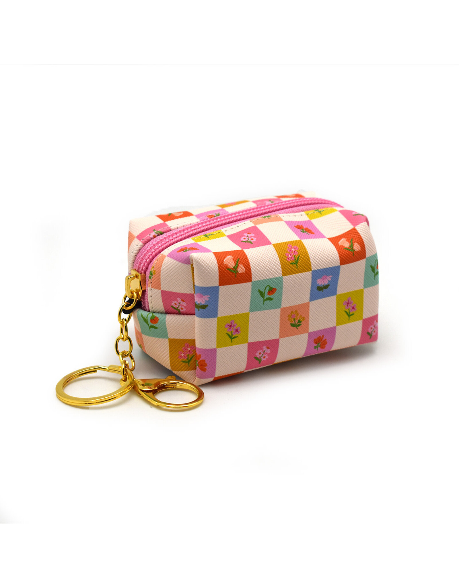 Checkered key pouch sale