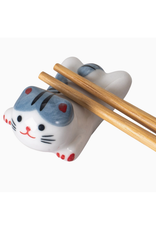 Grey Cat Chopstick Rest